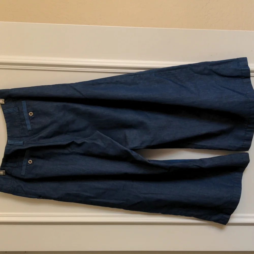 Tracy Reese Super Soft Denim Culottes - Picture 3 of 5